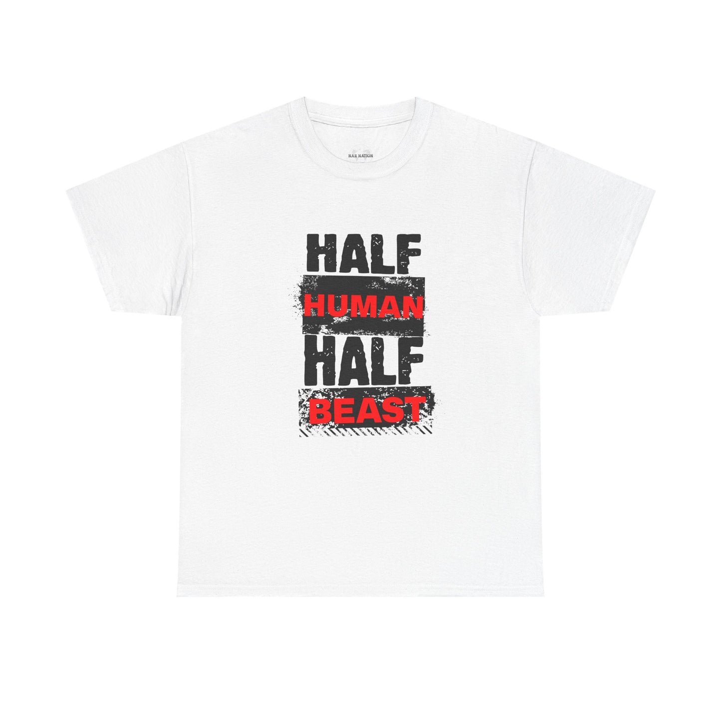 Half Human Half Beast shirt, Unisex Graphic T-Shirt, gym shirt, Unique Gift, fitness apperal, Statement Apparel