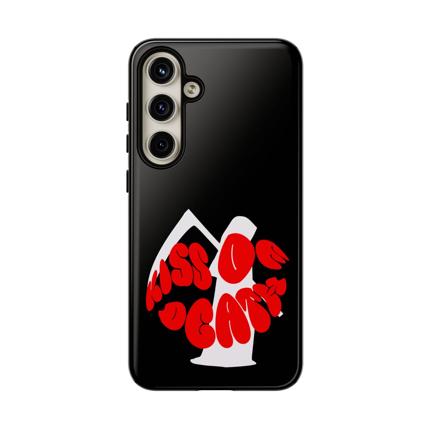 kiss Of Death Phone Case , cool phone case, cool design phone case, iPhone phone case, Samsung phone case, google phone case, black case
