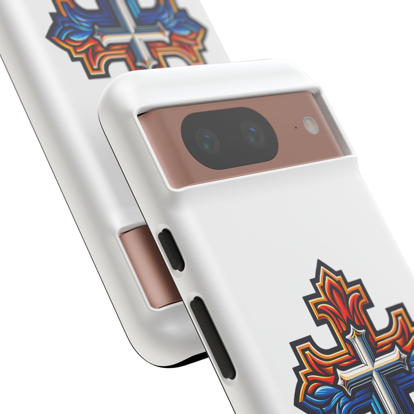 Armenian cross flag phone case iPhone Samsung Google, Christian phone case, white phone case