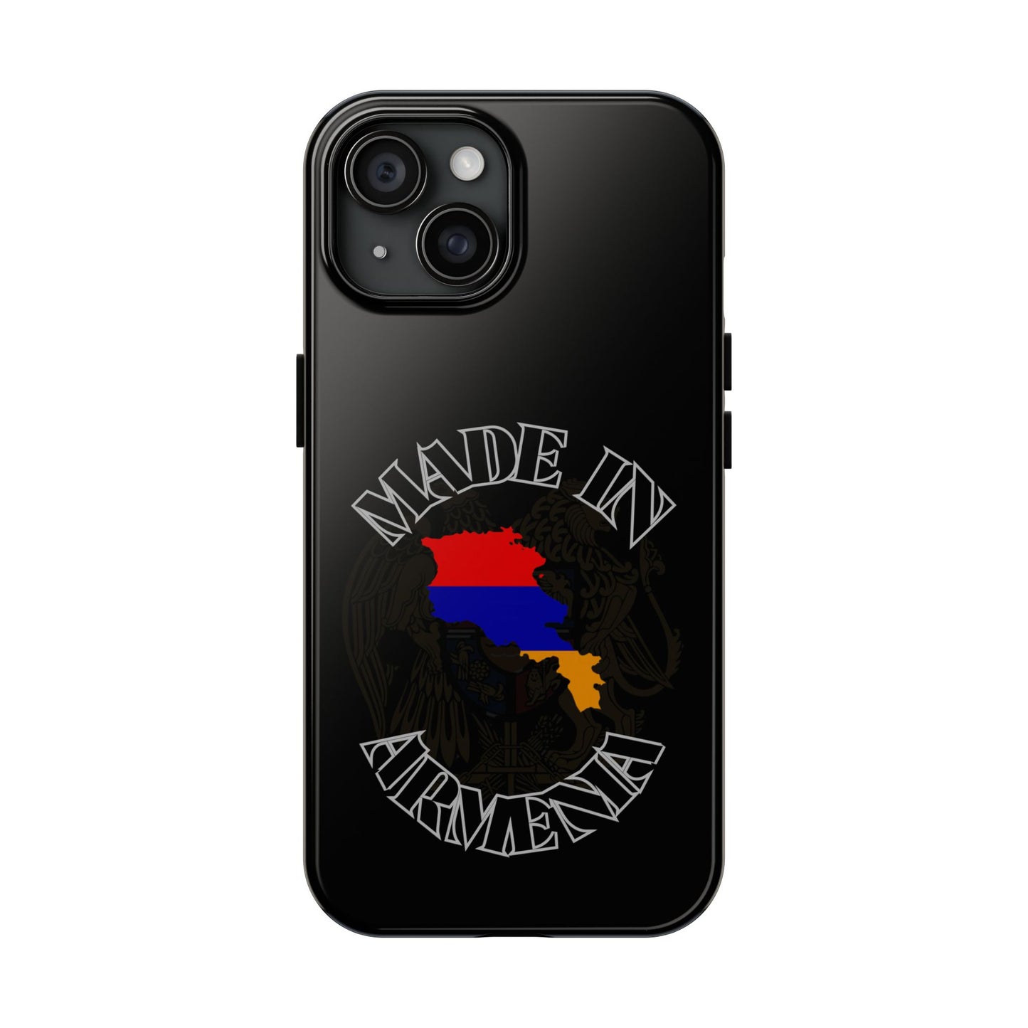 Made in Armenia iPhone Phone Case | Armenian Flag Map, Patriotic Armenia Phone Case iphone compatible