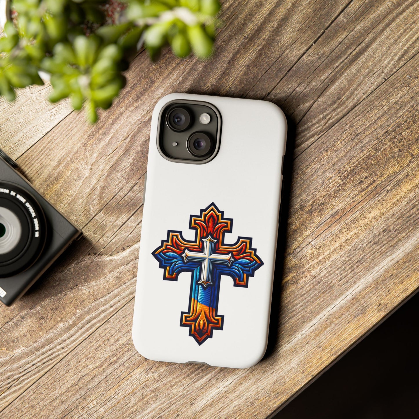 Armenian cross flag phone case iPhone Samsung Google, Christian phone case, white phone case