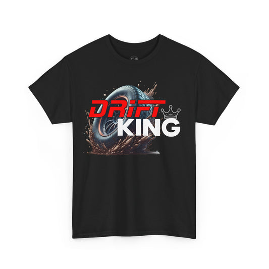 Drift King Unisex Cotton Tee - Perfect Gift for Car Enthusiasts, Motorsport Fans, Car Shows, Street Racing Events, Casual Wear