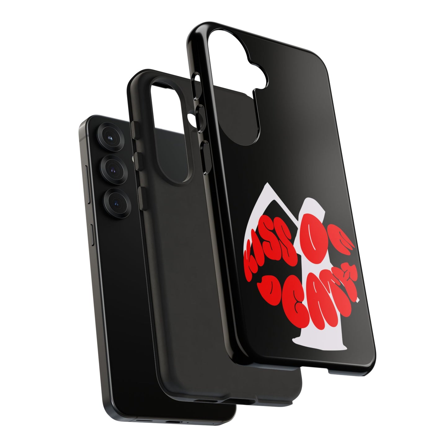 kiss Of Death Phone Case , cool phone case, cool design phone case, iPhone phone case, Samsung phone case, google phone case, black case