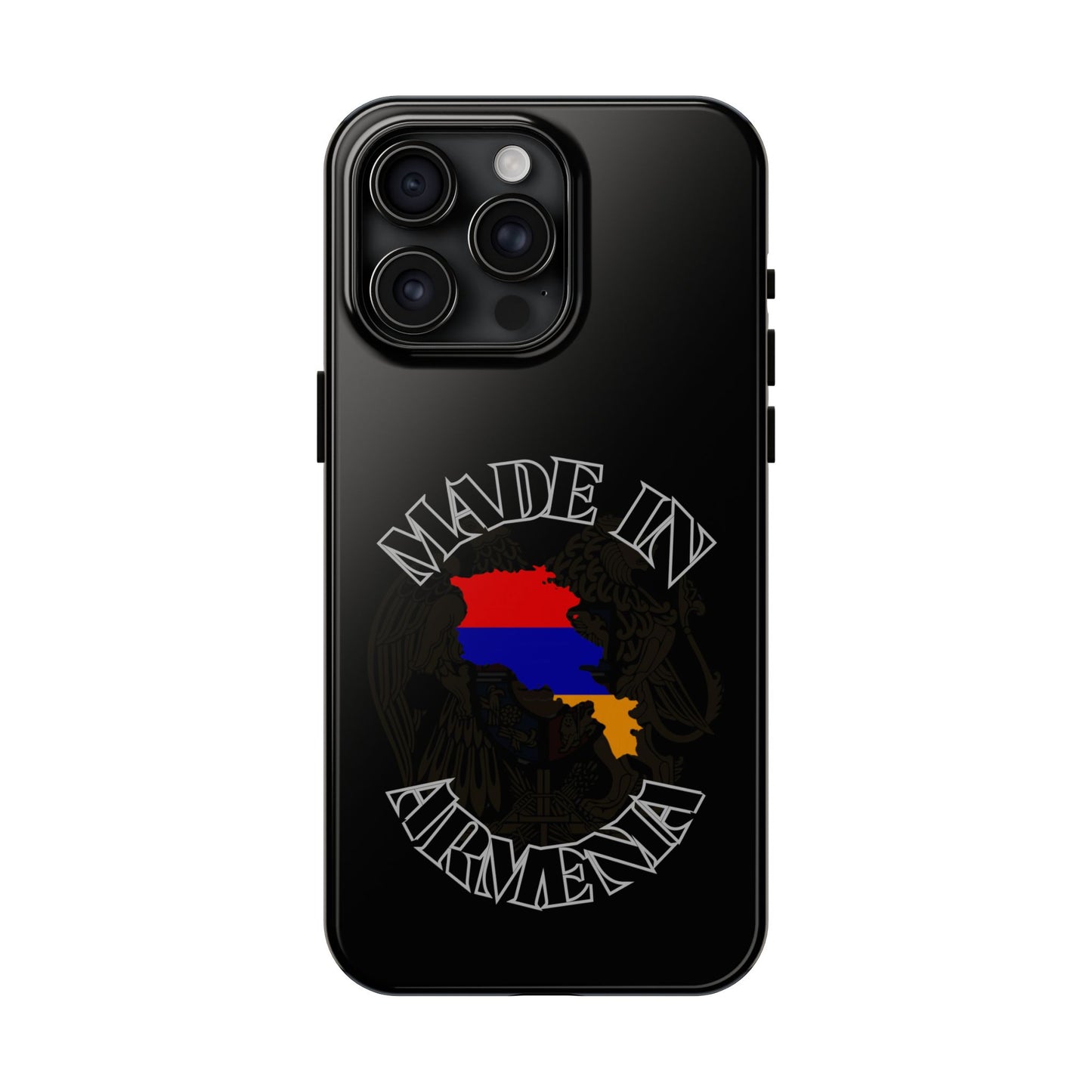 Made in Armenia iPhone Phone Case | Armenian Flag Map, Patriotic Armenia Phone Case iphone compatible