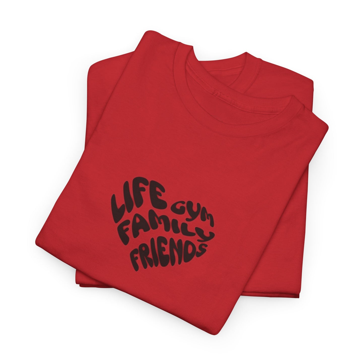Life family friends gym shirt gym shirt fitness enthusiast shirt gym rat shirt