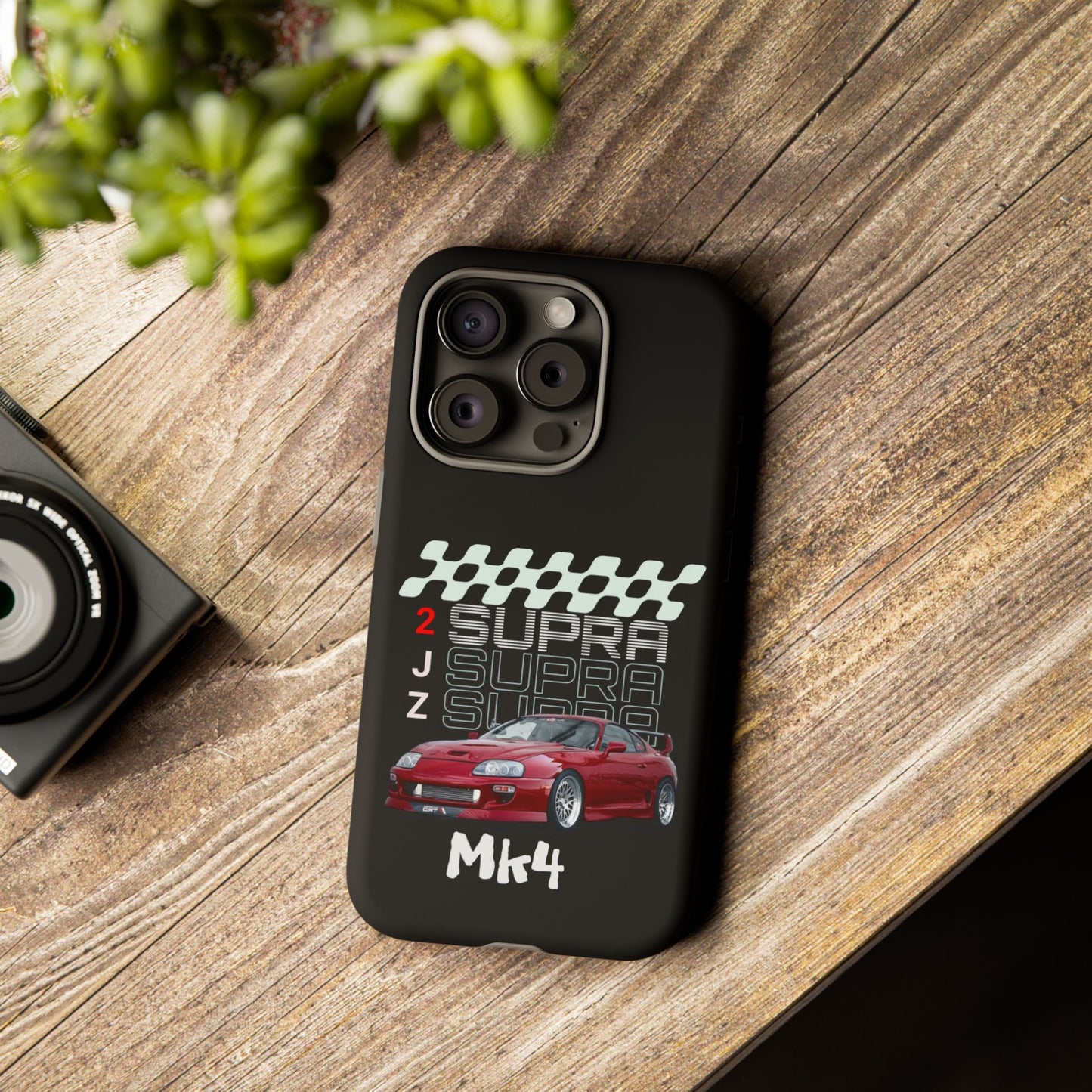 Toyota Supra Car Enthusiasts | Mk4 Supra Phone Case, Racing Accessories, Birthday & Holiday Present, Customizable Design