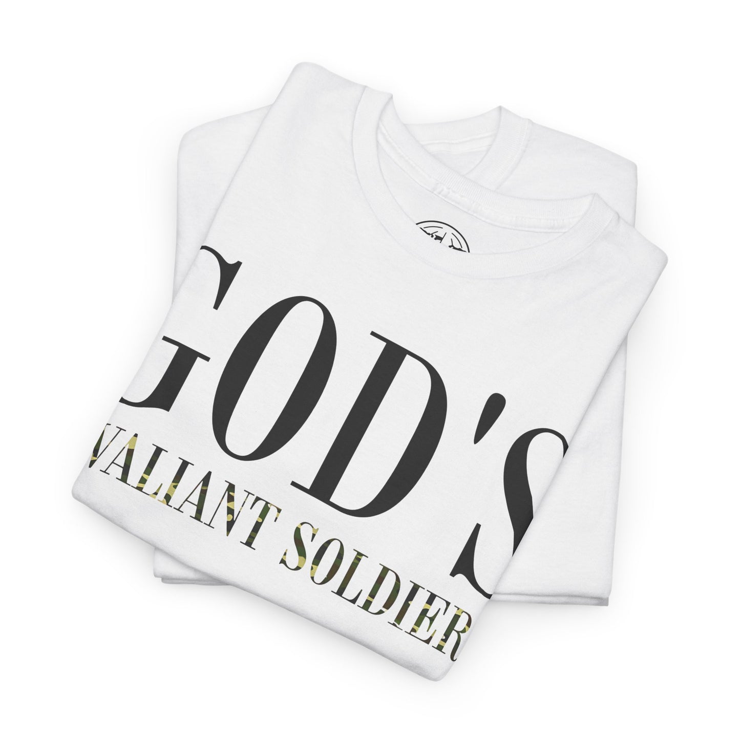 God's Valiant Soldier T-Shirt — Christian Faith Inspirational Tee