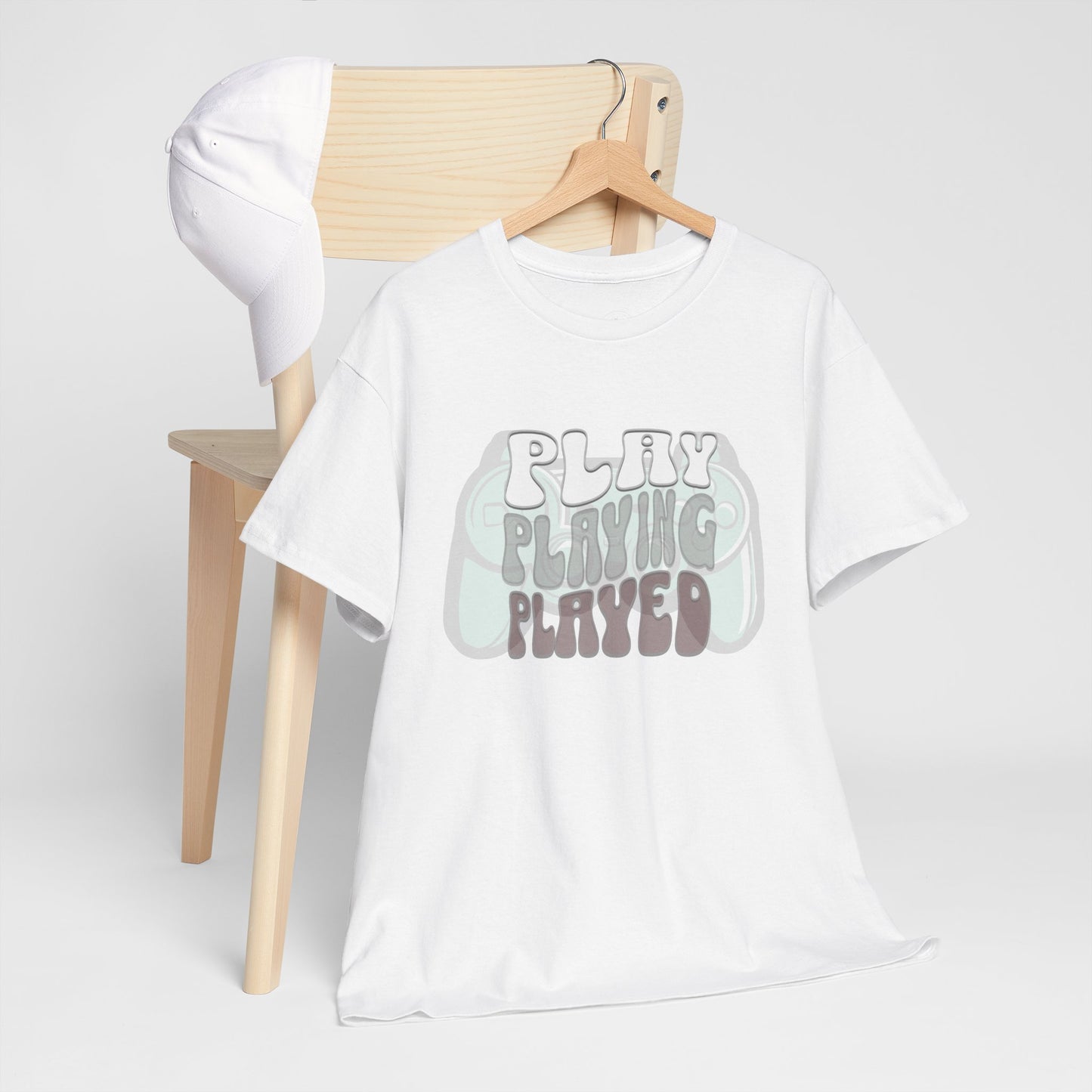 Gaming Inspired Unisex Heavy Cotton Tee - Play, Casual Wear, Gamer Gift, Birthday, Graphic Shirt, Comfortable Tee