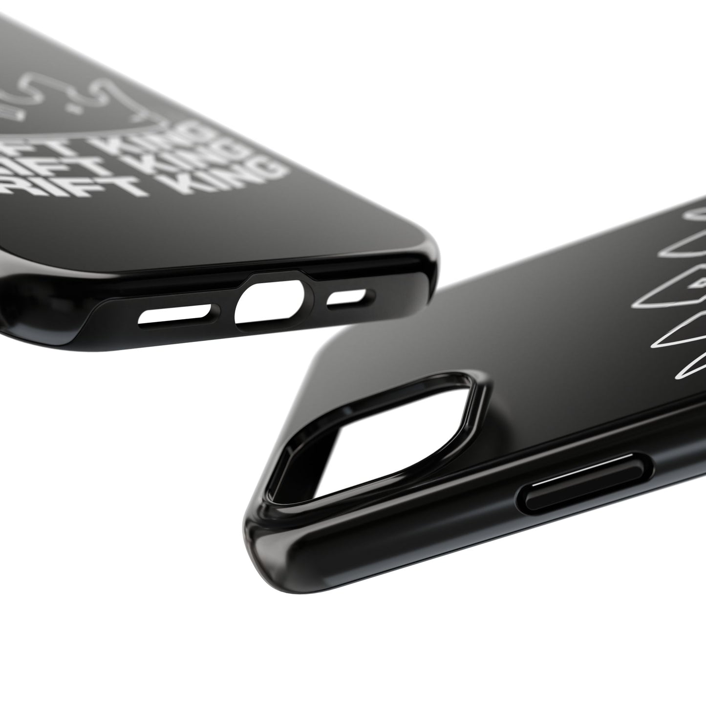Drift King crown iPhone phone case | Tough Phone Case, racing typography iphone compatible
