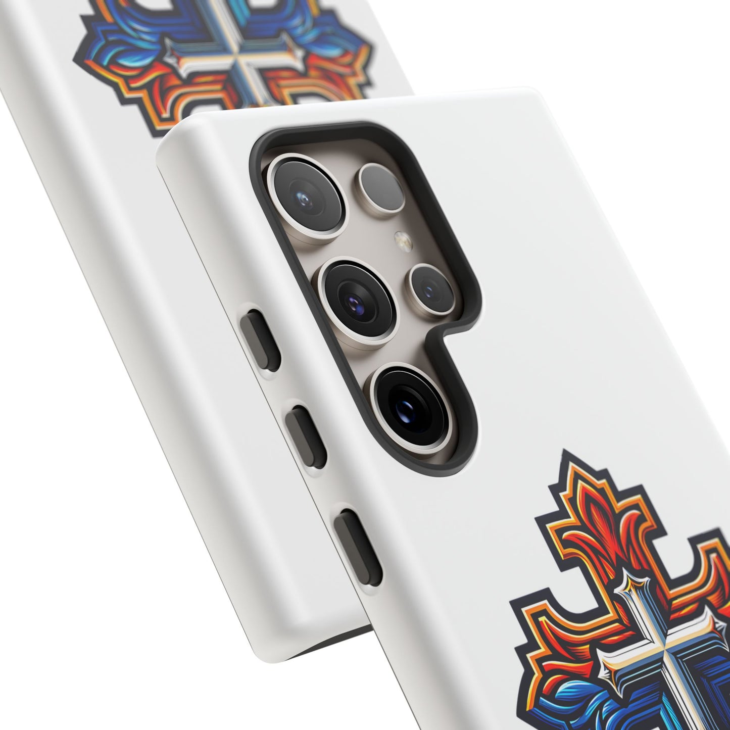 Armenian cross flag phone case iPhone Samsung Google, Christian phone case, white phone case