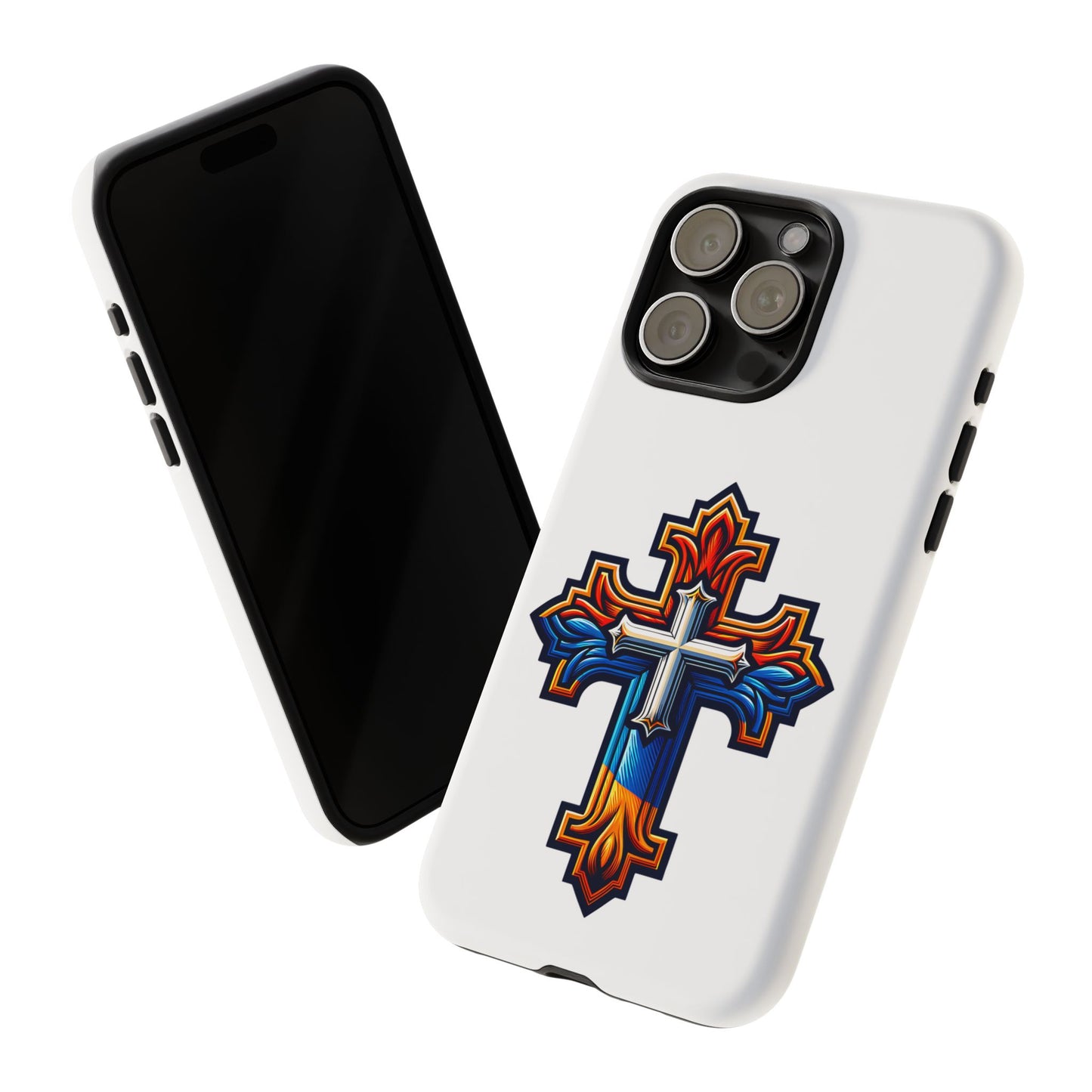 Armenian cross flag phone case iPhone Samsung Google, Christian phone case, white phone case
