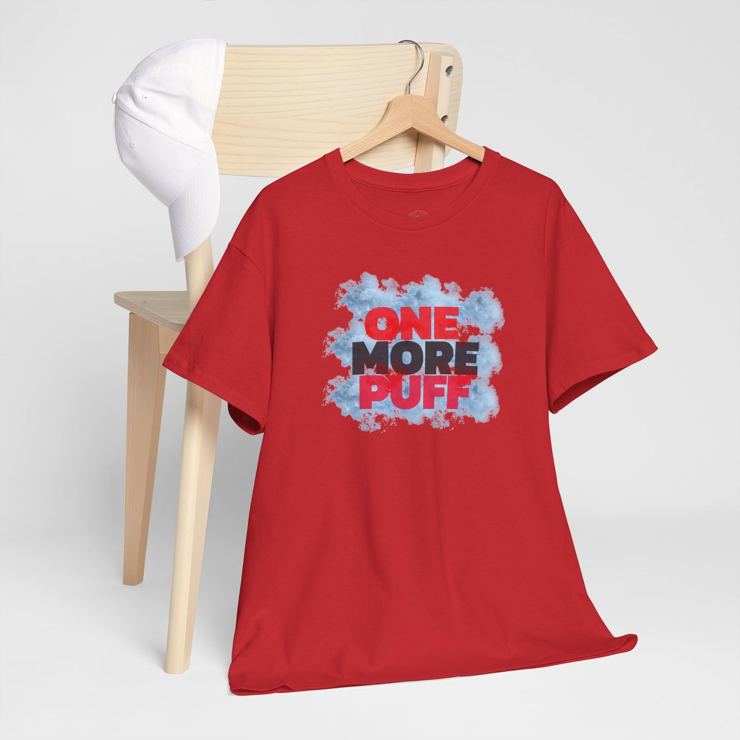 One More Puff cloud graphic Tee | Hookah Smoking shirt
