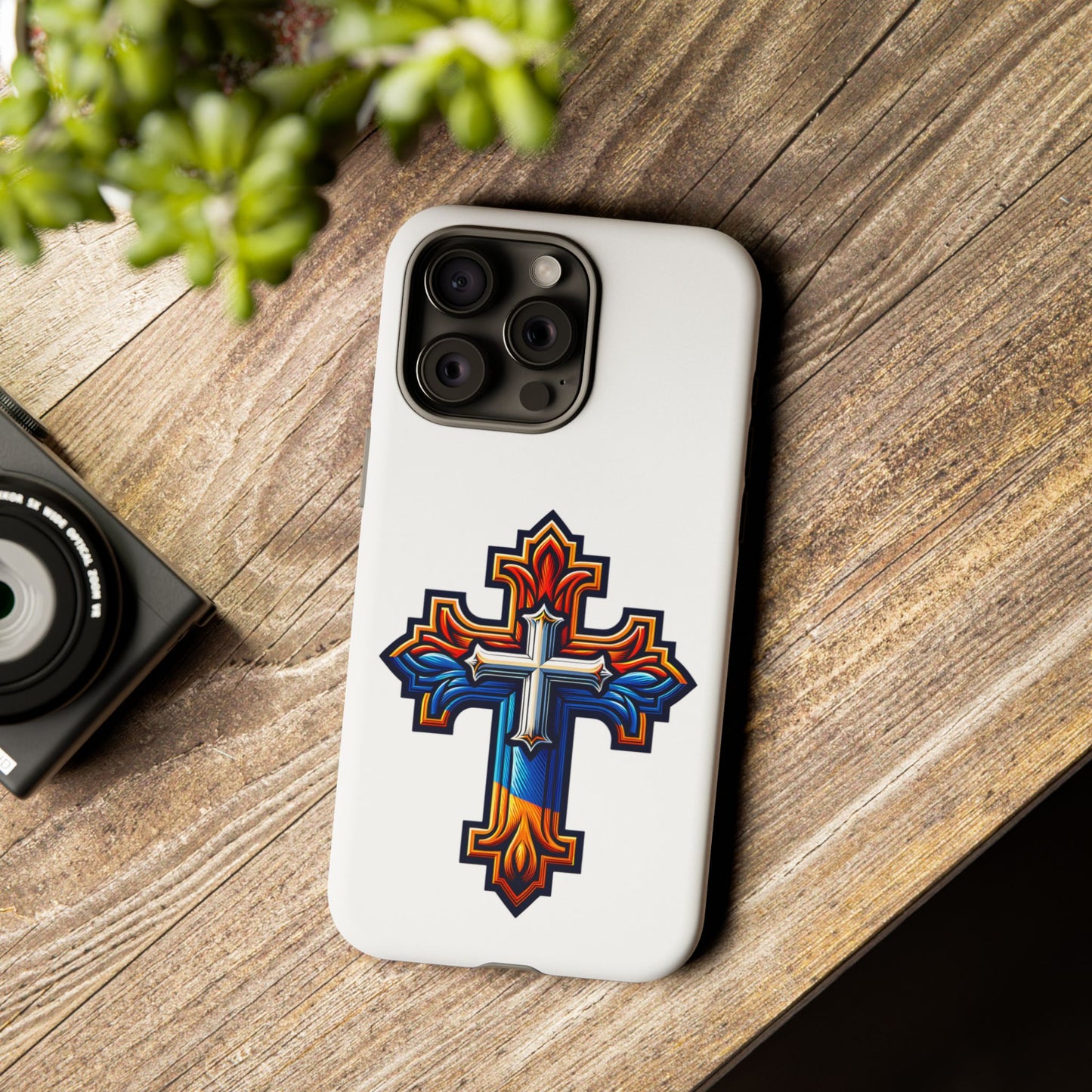 Armenian cross flag phone case iPhone Samsung Google, Christian phone case, white phone case