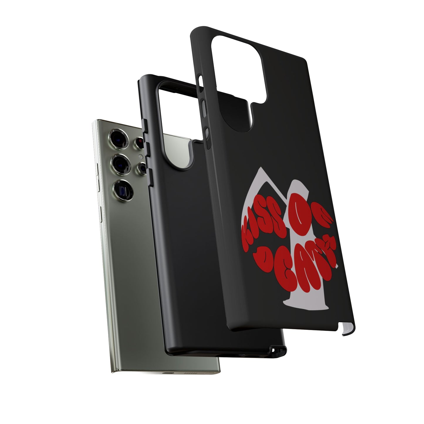 kiss Of Death Phone Case , cool phone case, cool design phone case, iPhone phone case, Samsung phone case, google phone case, black case