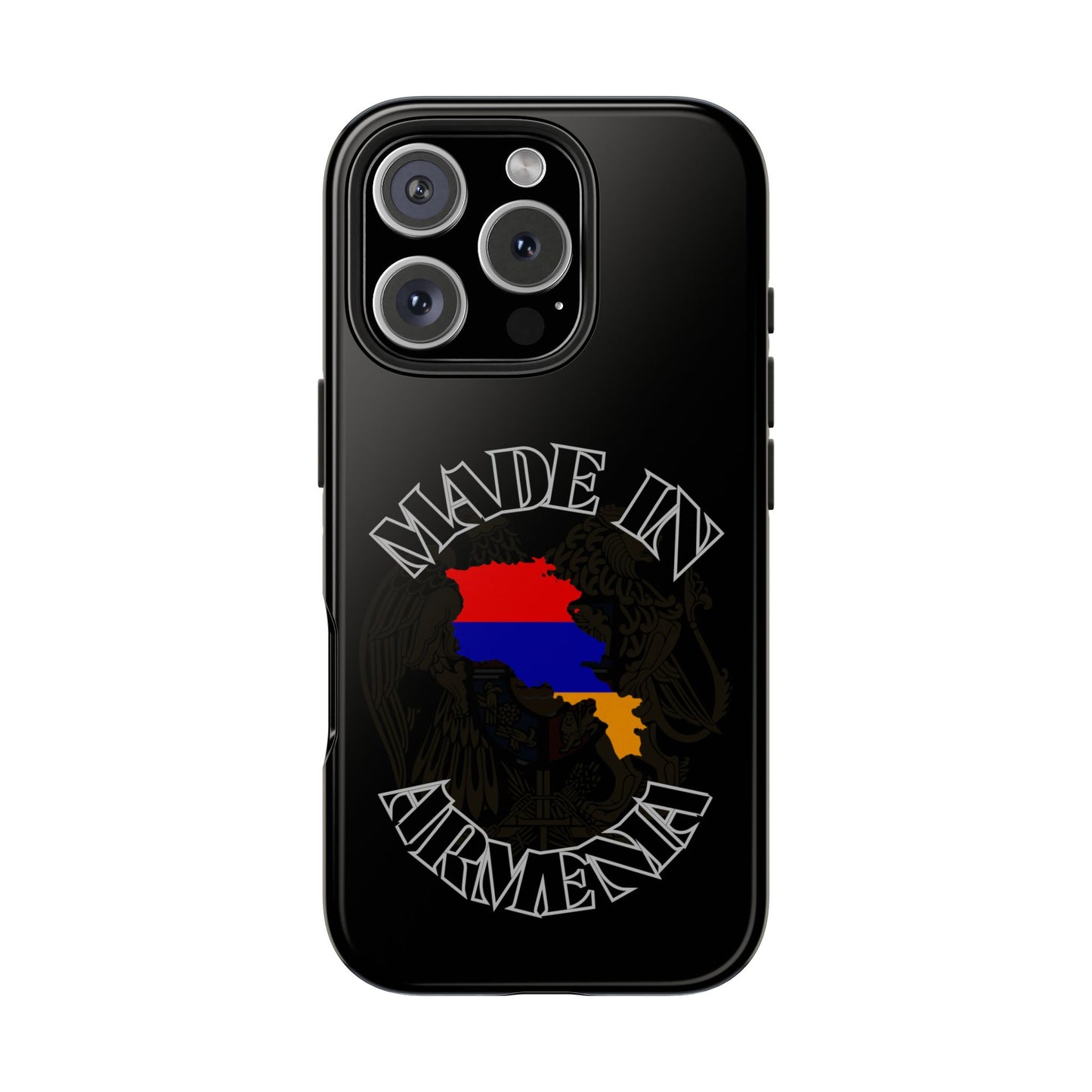 Made in Armenia iPhone Phone Case | Armenian Flag Map, Patriotic Armenia Phone Case iphone compatible