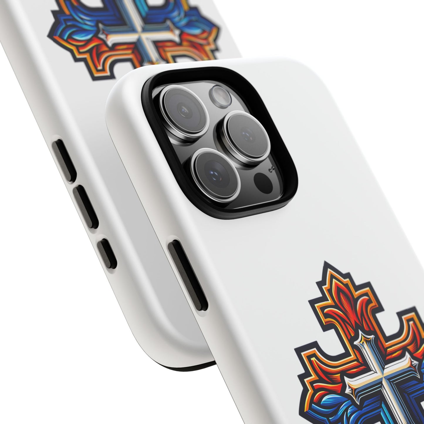 Armenian cross flag phone case iPhone Samsung Google, Christian phone case, white phone case