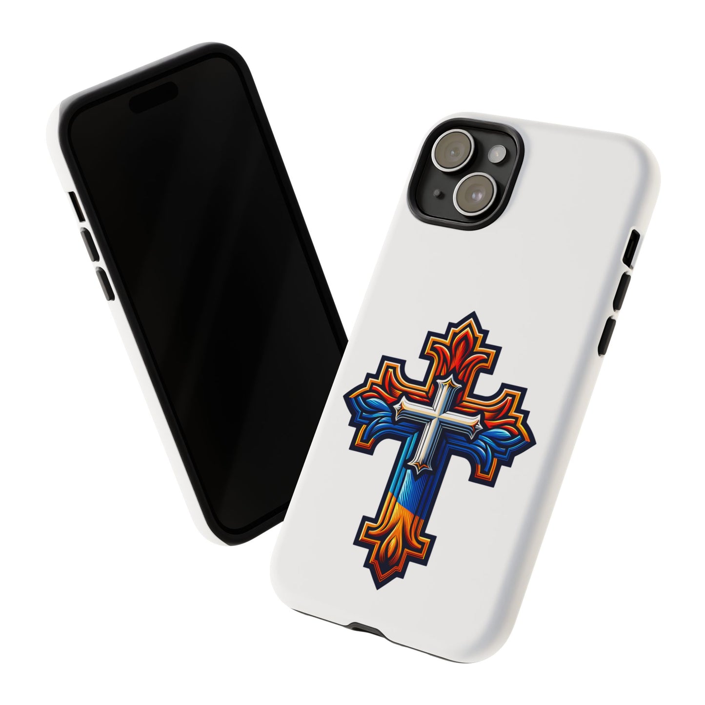 Armenian cross flag phone case iPhone Samsung Google, Christian phone case, white phone case