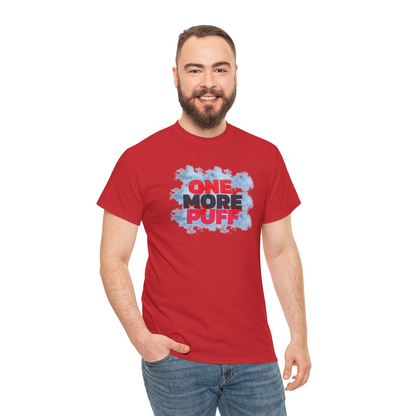 One More Puff cloud graphic Tee | Hookah Smoking shirt