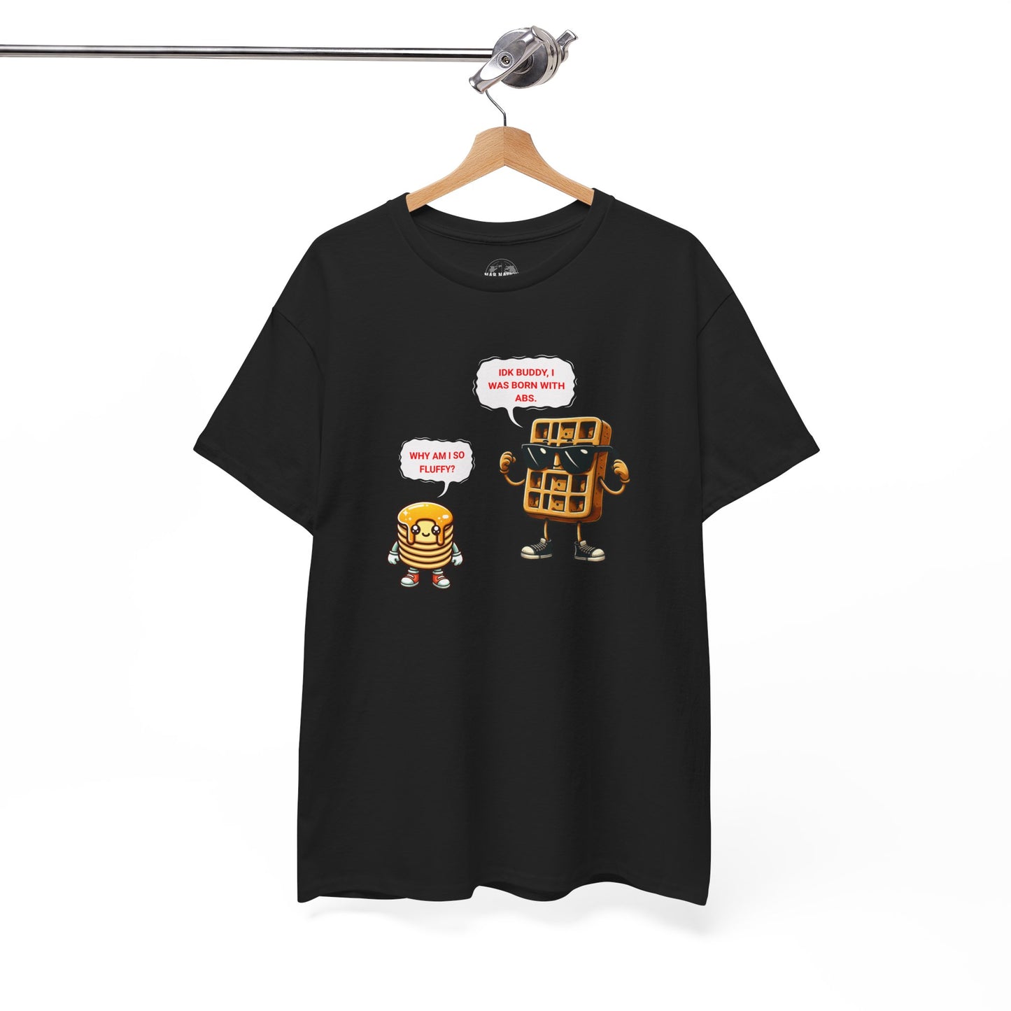 Funny breakfast waffle shirt  waffle with abs shirt breakfast lovers shirt, waffle lovers shirt