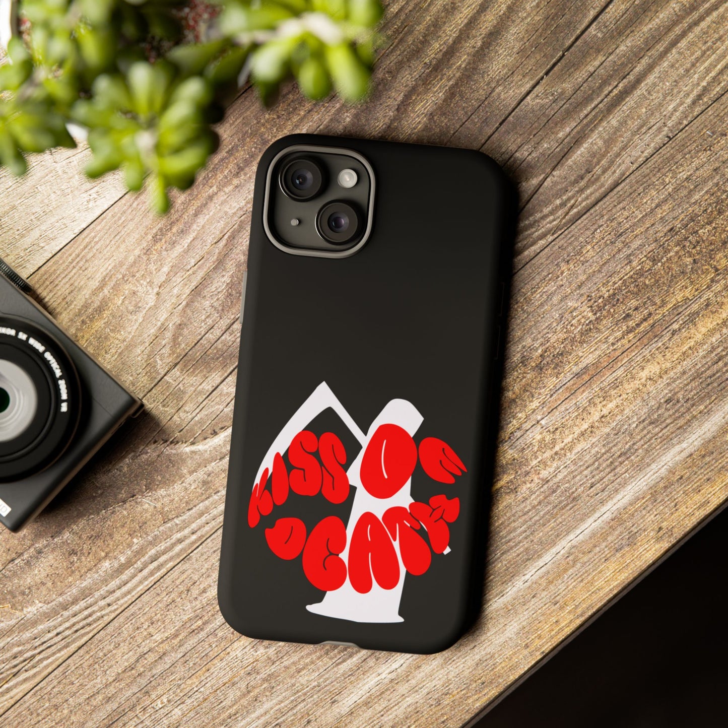 kiss Of Death Phone Case , cool phone case, cool design phone case, iPhone phone case, Samsung phone case, google phone case, black case