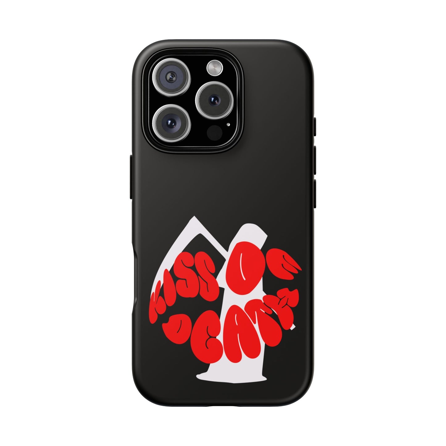kiss Of Death Phone Case , cool phone case, cool design phone case, iPhone phone case, Samsung phone case, google phone case, black case
