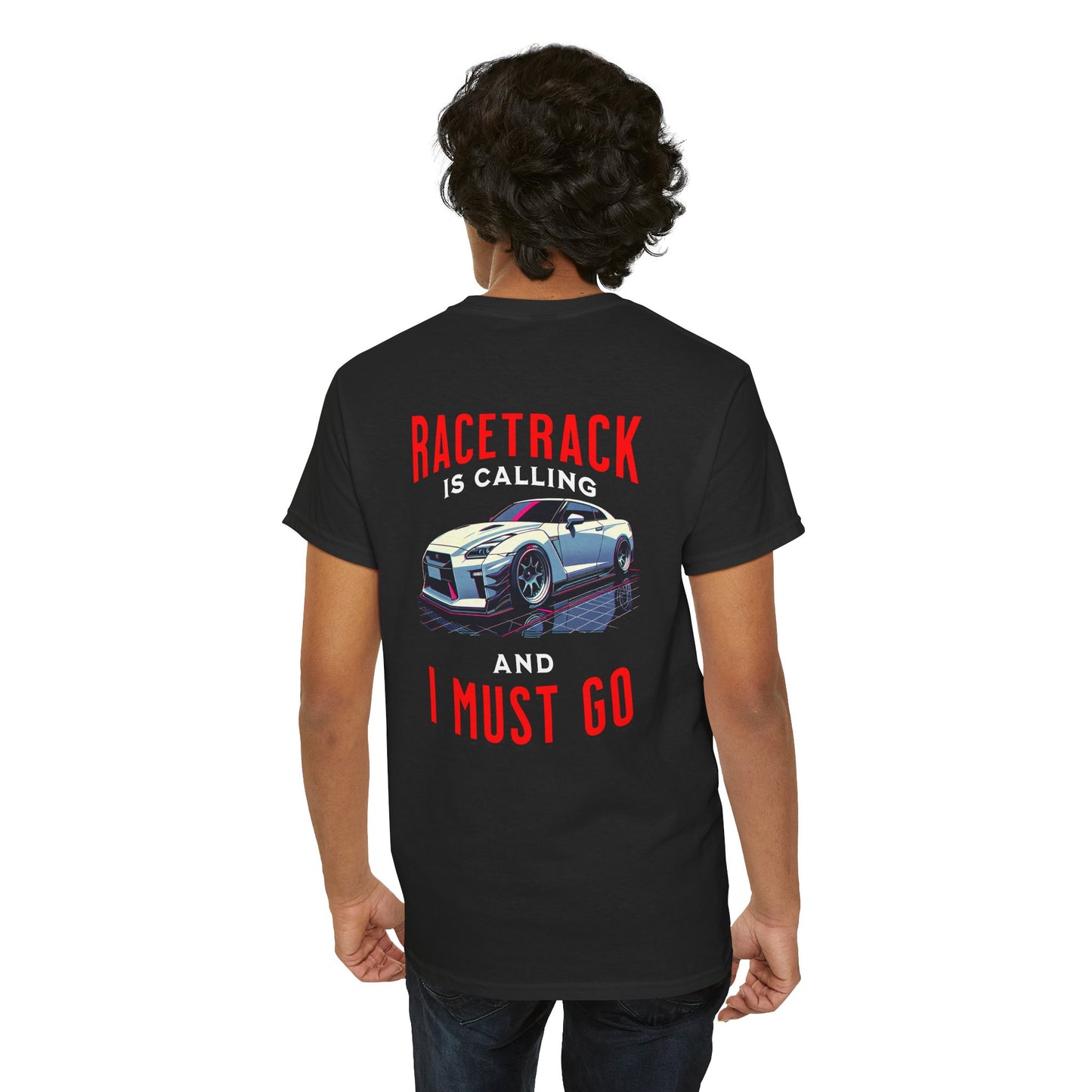 Nissan GTR race track shirt Unisex Heavy Cotton Tee, Car Enthusiast Shirt, Racing T-Shirt, Gift for Car Lovers, Motorsport Apparel