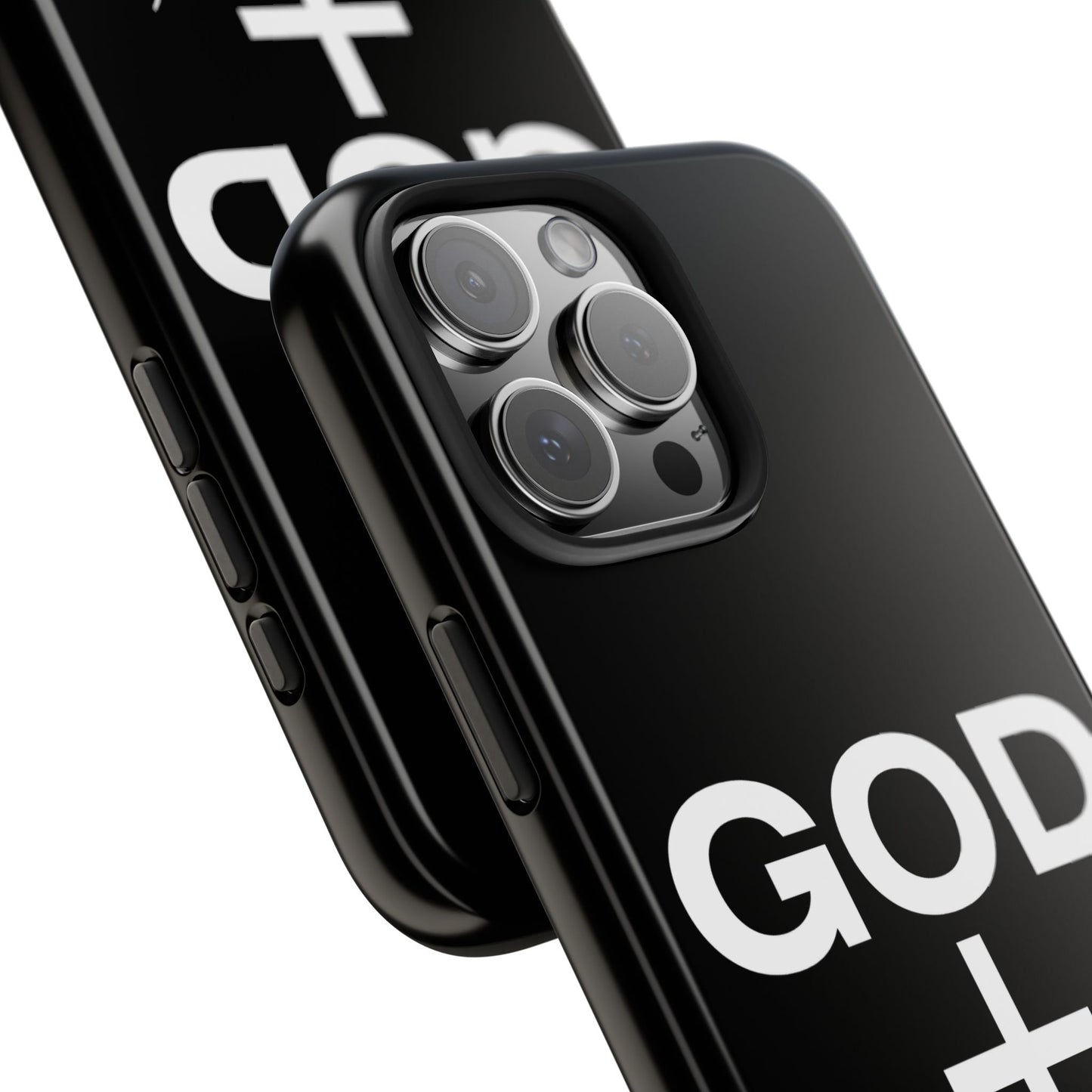 God First iPhone compatible phone case | Christian cross phone case faith accessory