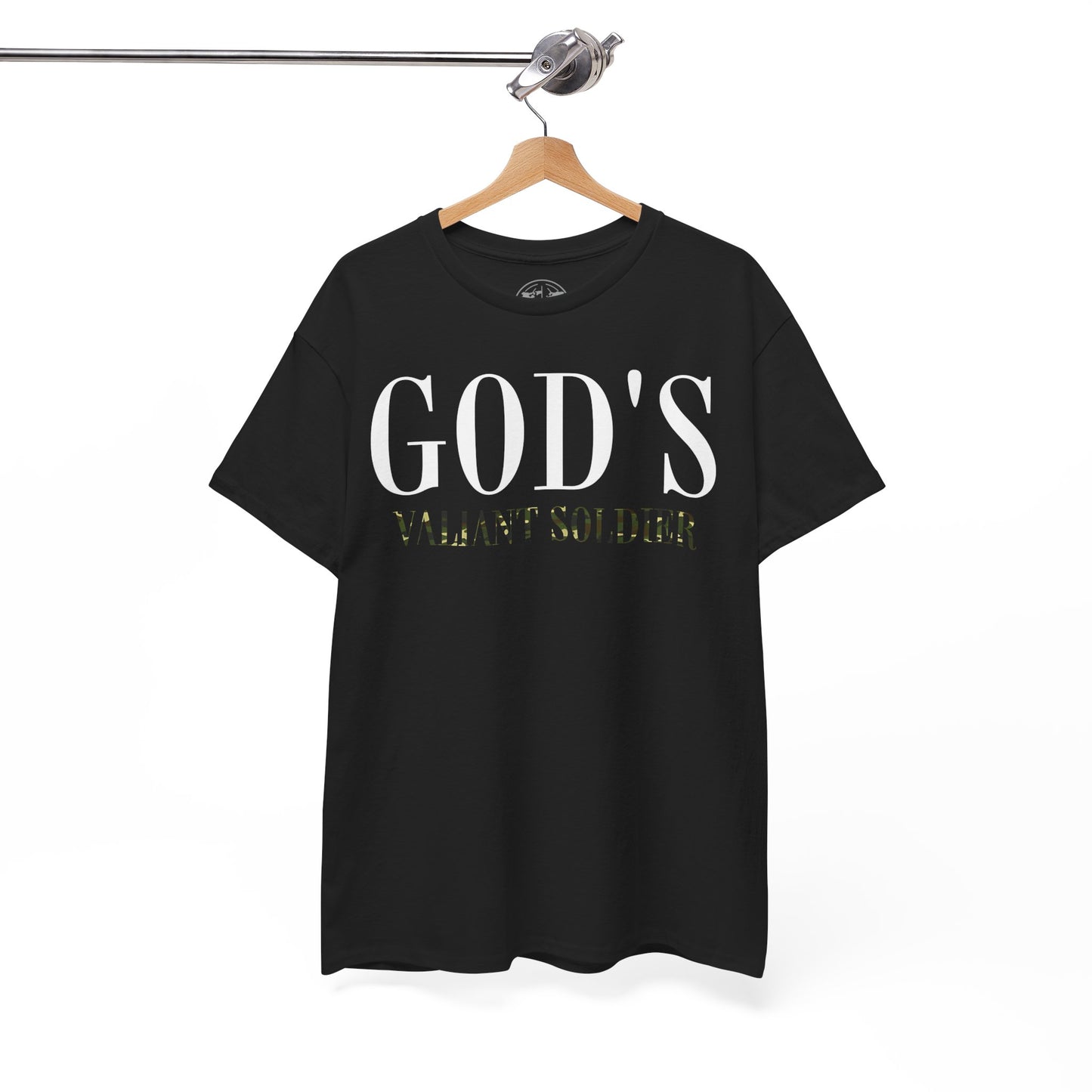 God's Valiant Soldier T-Shirt — Christian Faith Inspirational Tee