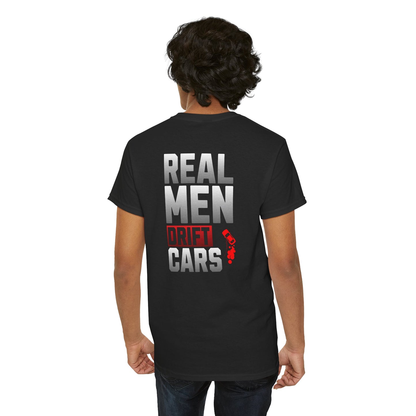 Real Men Drift Cars shirt, Unisex Heavy Cotton Tee, Car Enthusiast Apparel, Gift for Auto Lovers, Motorsport Clothing, Fun Car Gift