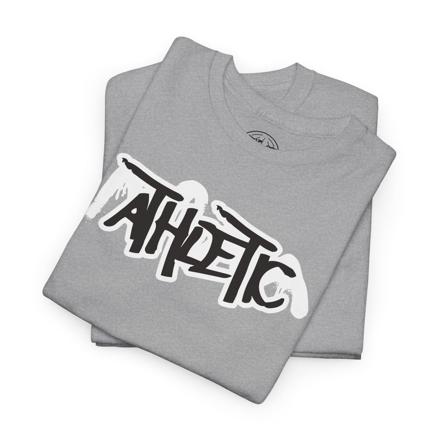 Athletic Graffiti T-Shirt — Red & Black Streetwear Logo Tee