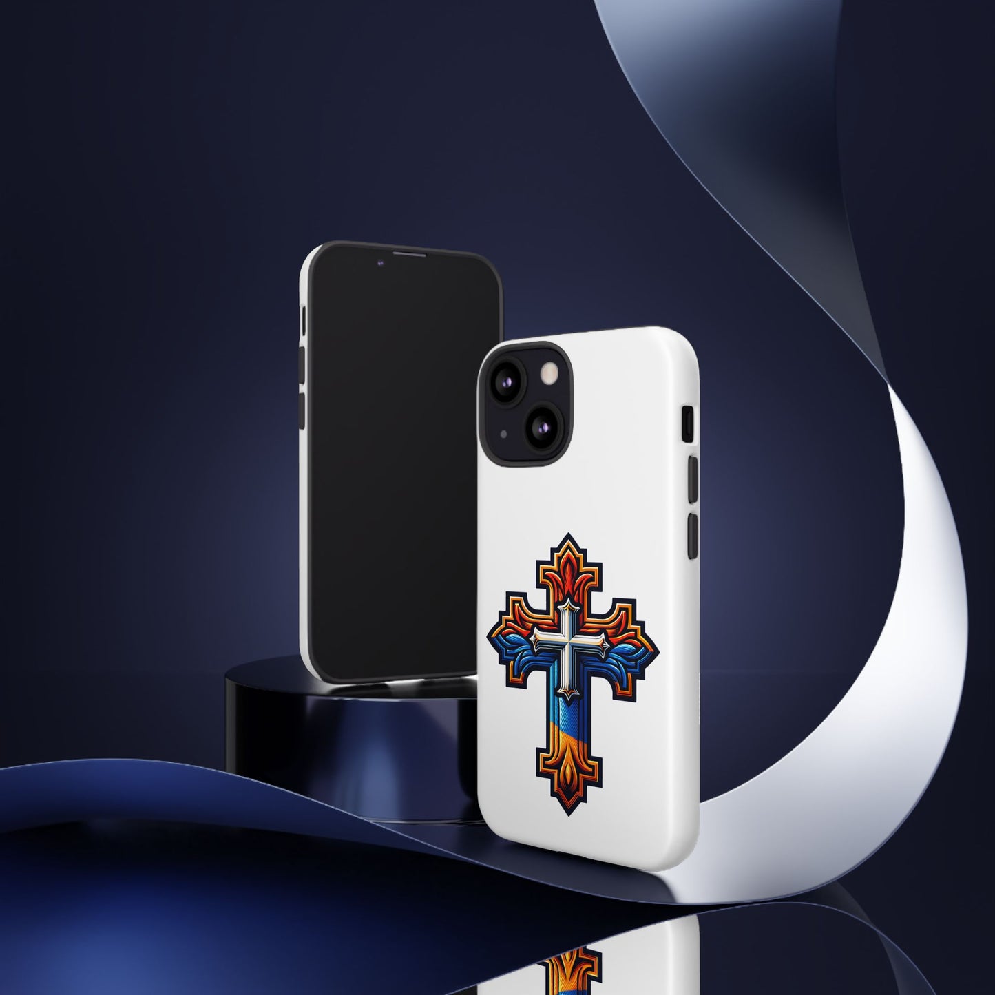 Armenian cross flag phone case iPhone Samsung Google, Christian phone case, white phone case