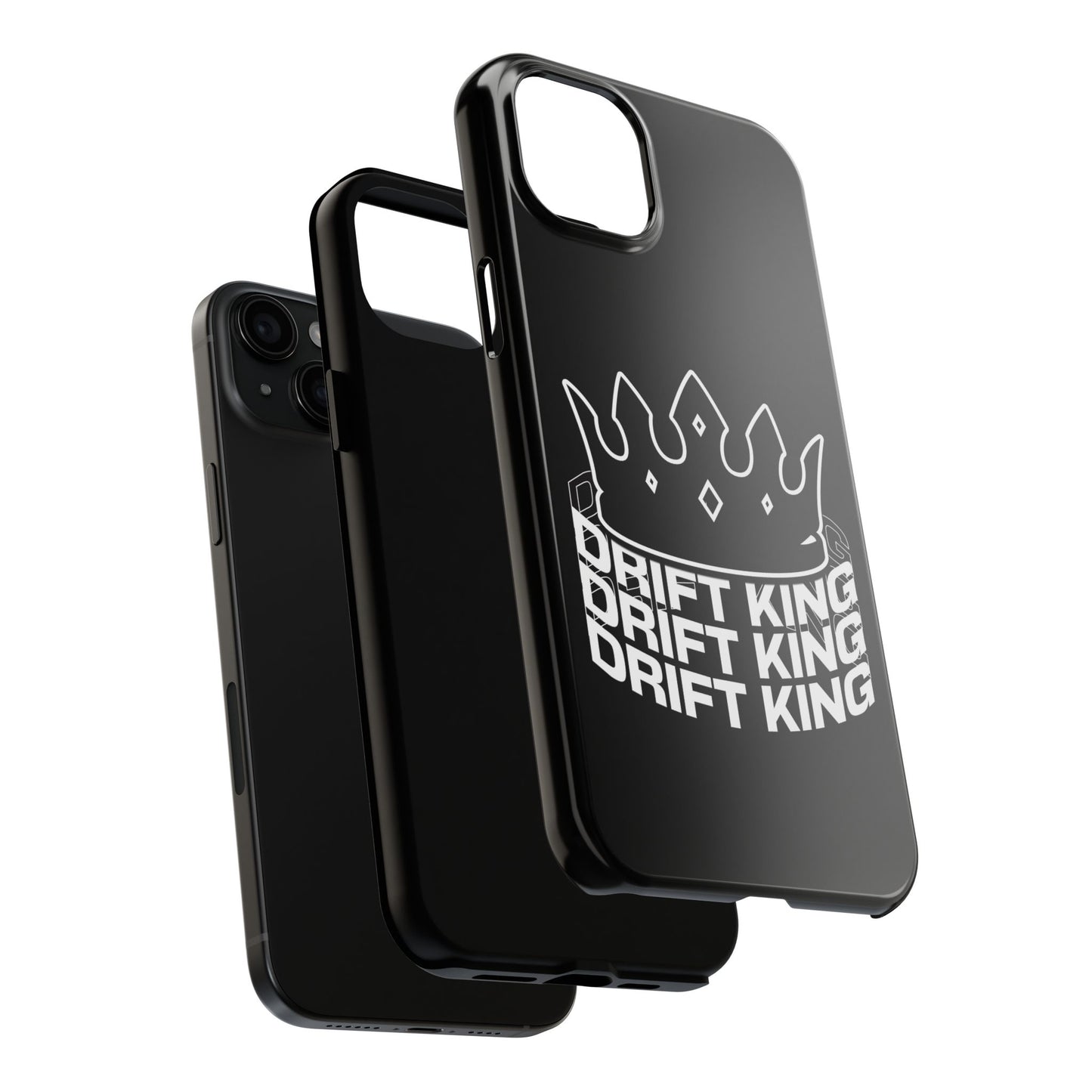 Drift King crown iPhone phone case | Tough Phone Case, racing typography iphone compatible