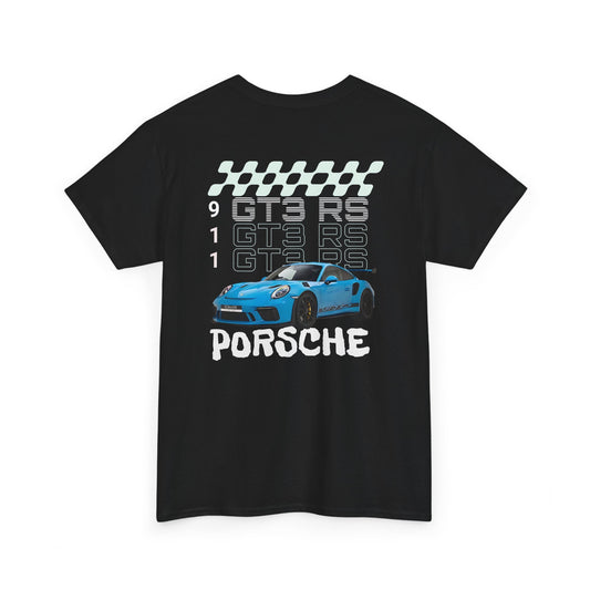 Porsche GT3 RS shirt, Unisex Heavy Cotton Shirt for Porsche Car Lovers, Vintage Racing Apparel, Gift for Him, Track Day Outfit, Casual Wear