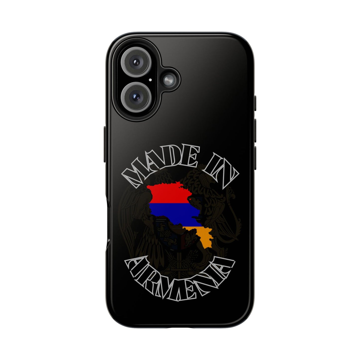 Made in Armenia iPhone Phone Case | Armenian Flag Map, Patriotic Armenia Phone Case iphone compatible