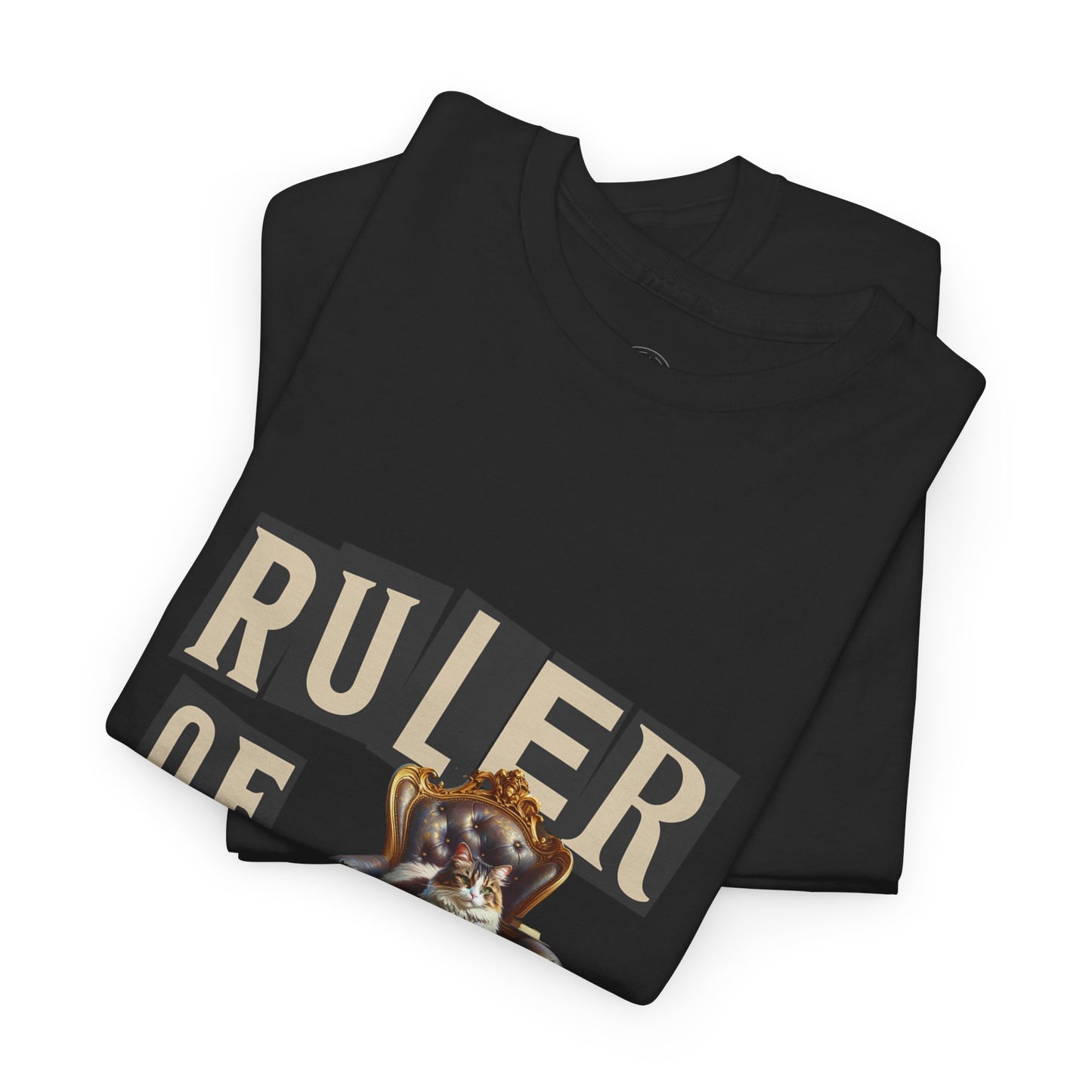 Ruler of the House Tee, Funny Pet Shirt, Gift for Cat Lovers, Unisex Cotton Tee, Casual Wear for Pet Owners