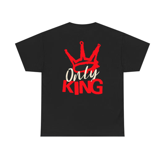 Only King Unisex Heavy Cotton Tee | Streetwear Fashion, Gift for Him, Casual Style, Everyday Wear, Birthday Present