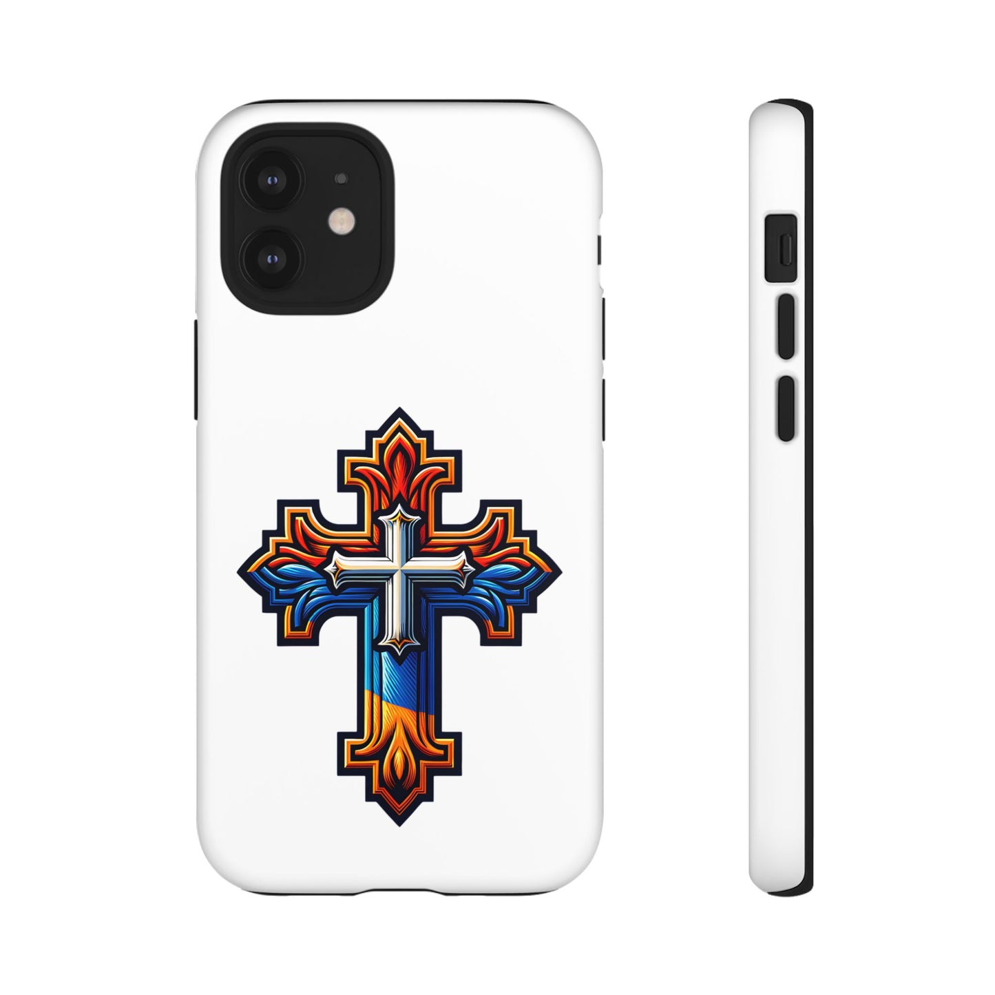 Armenian cross flag phone case iPhone Samsung Google, Christian phone case, white phone case