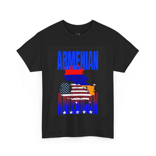 Armenian American T-shirt, Unisex T-Shirt for Heritage, Independence Day, Gifts for Armenians, Casual Wear, Patriotic Shirt