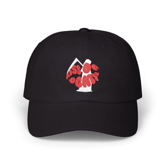 Kiss Of Death Hat, Black hat, Adjustable hat, Great Gift, cool design