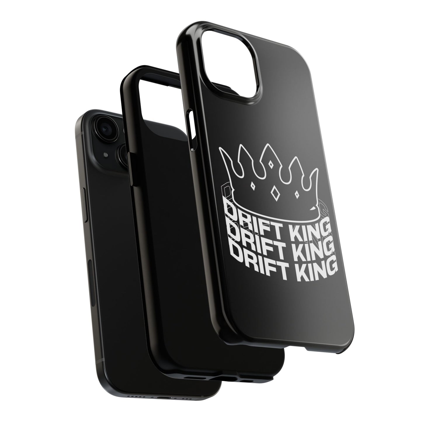 Drift King crown iPhone phone case | Tough Phone Case, racing typography iphone compatible