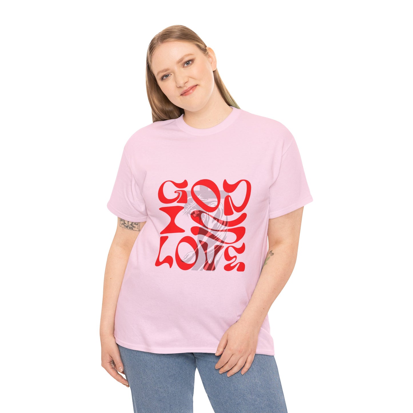 God is Love t-shirt, Christian T-shirt, face T-shirt