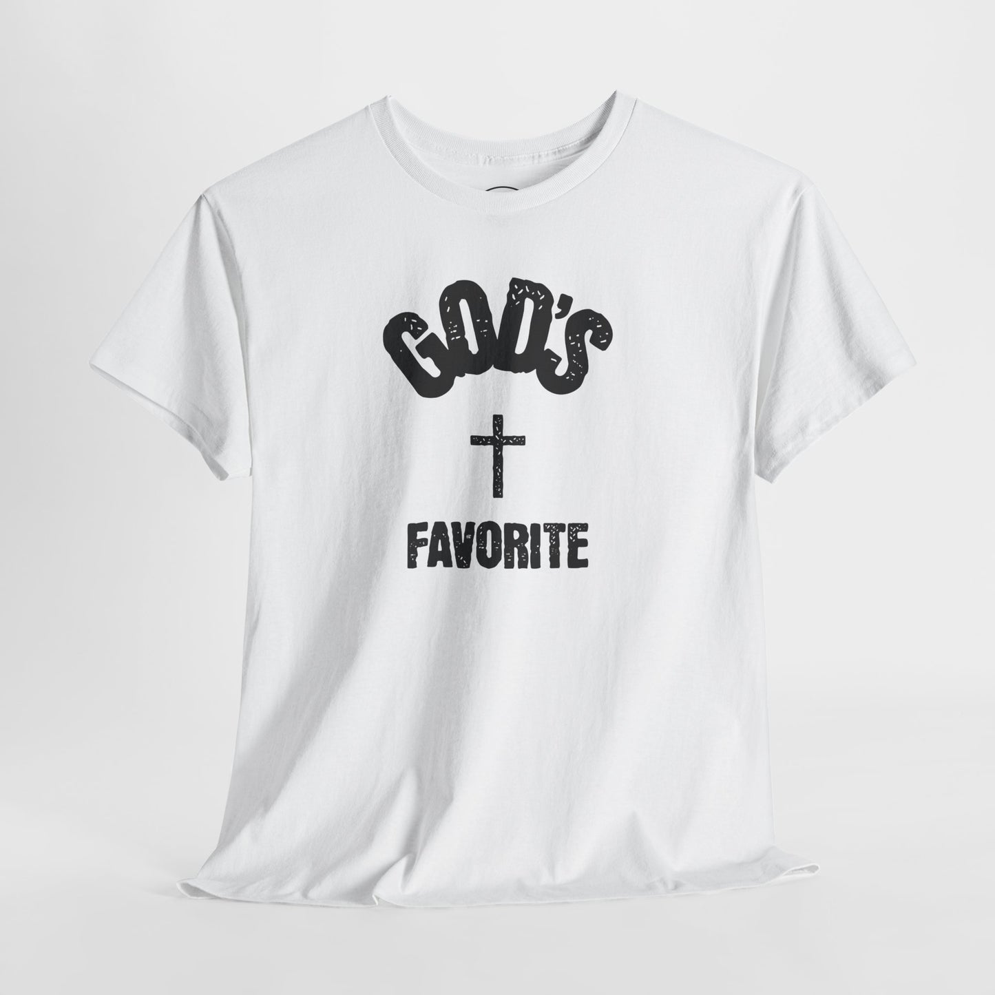 God's Favorite T-Shirt — Christian Cross Faith Graphic Tee