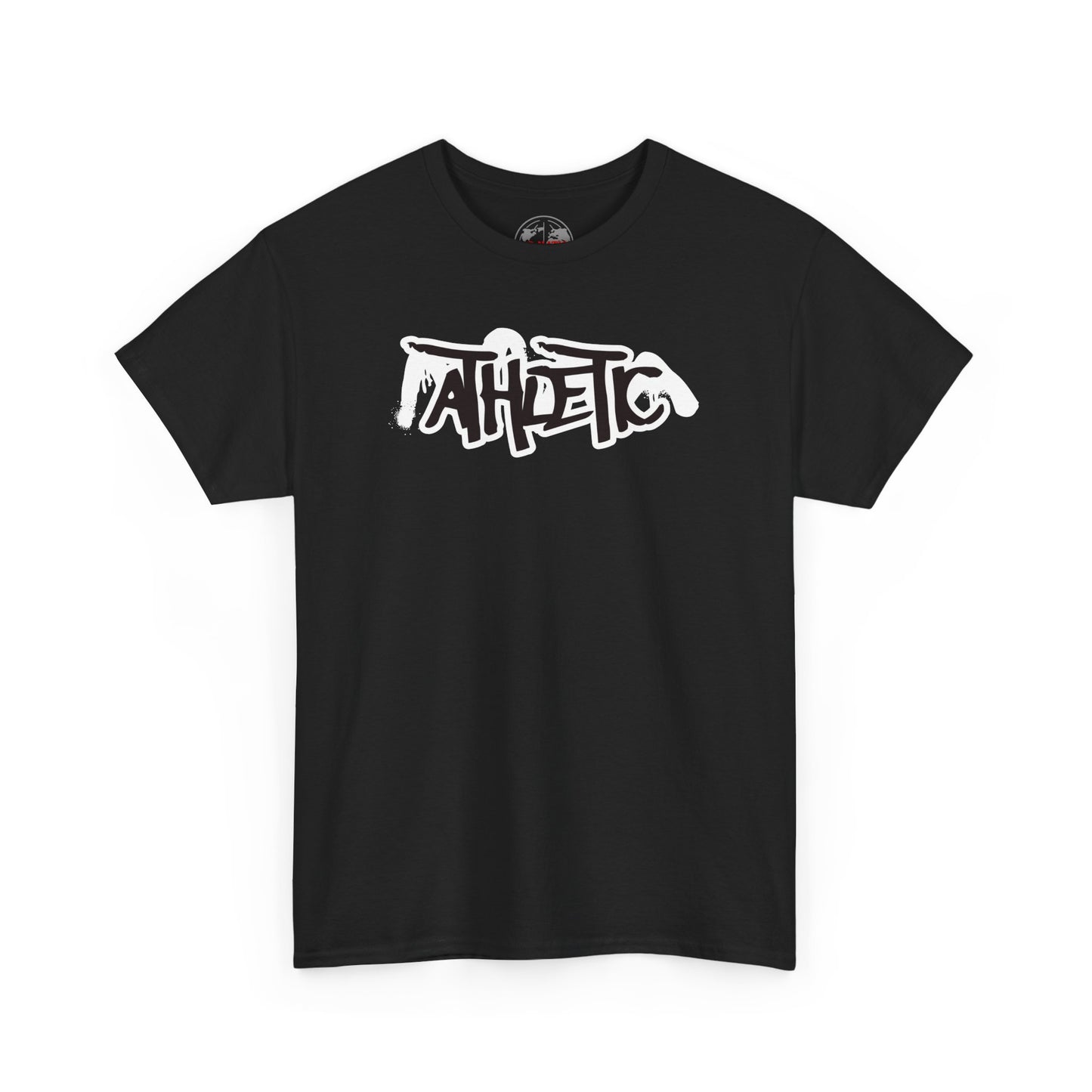 Athletic Graffiti T-Shirt — Red & Black Streetwear Logo Tee