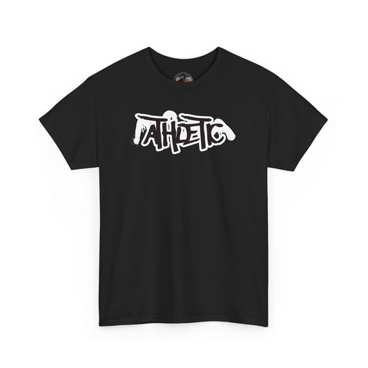 Athletic Graffiti T-Shirt — Red & Black Streetwear Logo Tee