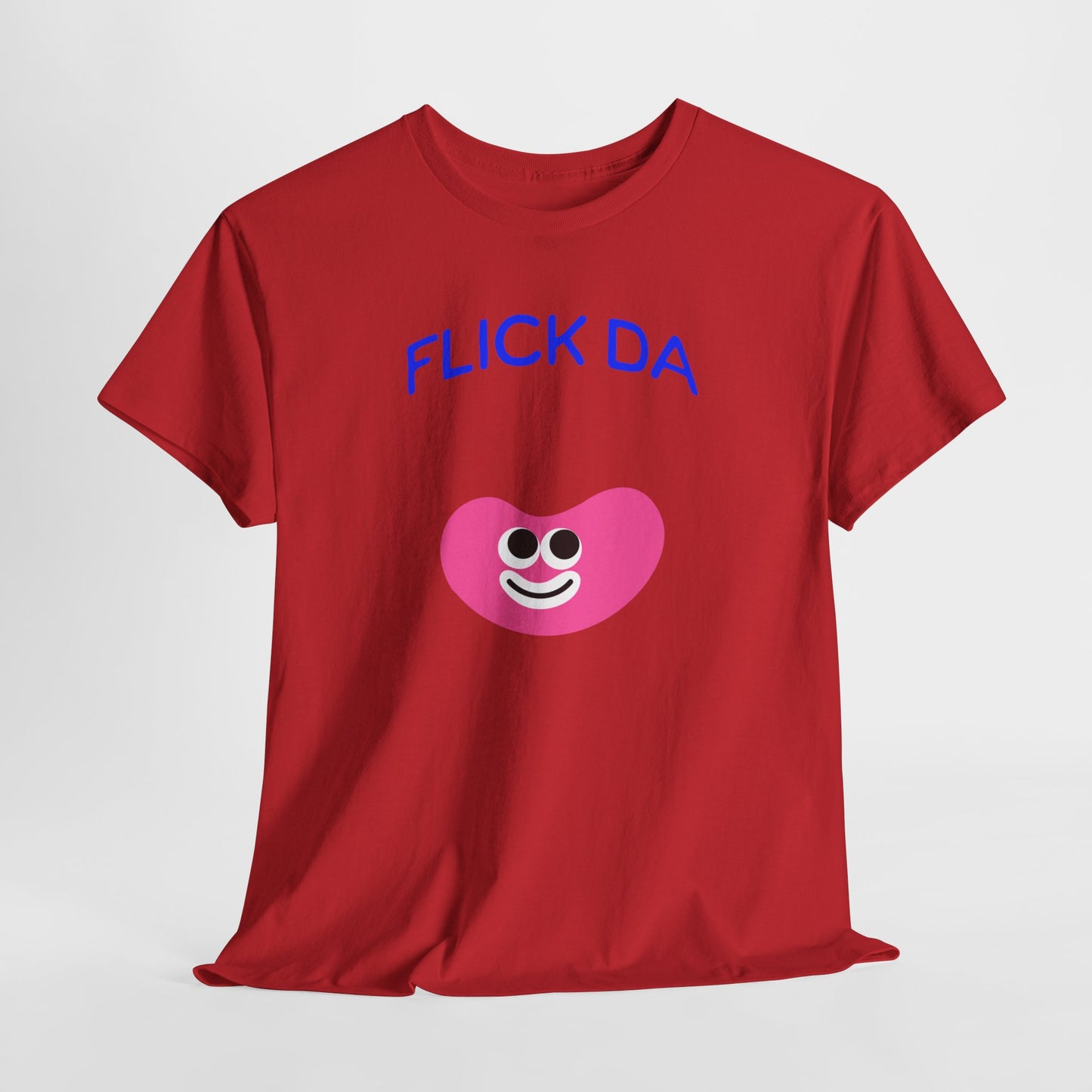Flick Da Bean T-shirt , Funny T-Shirt, Fun Casual Wear, Gift for Friends, Everyday Summer Style, Comfortable Tee