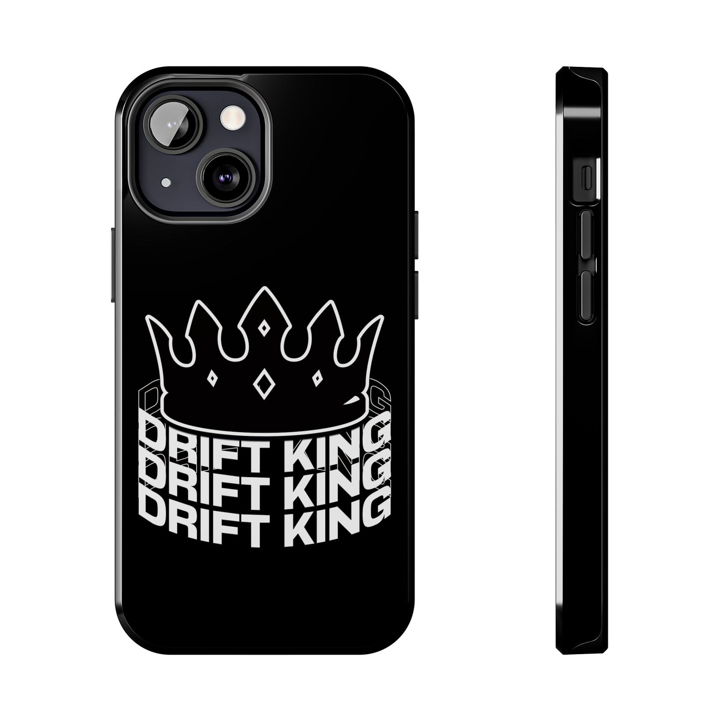 Drift King crown iPhone phone case | Tough Phone Case, racing typography iphone compatible
