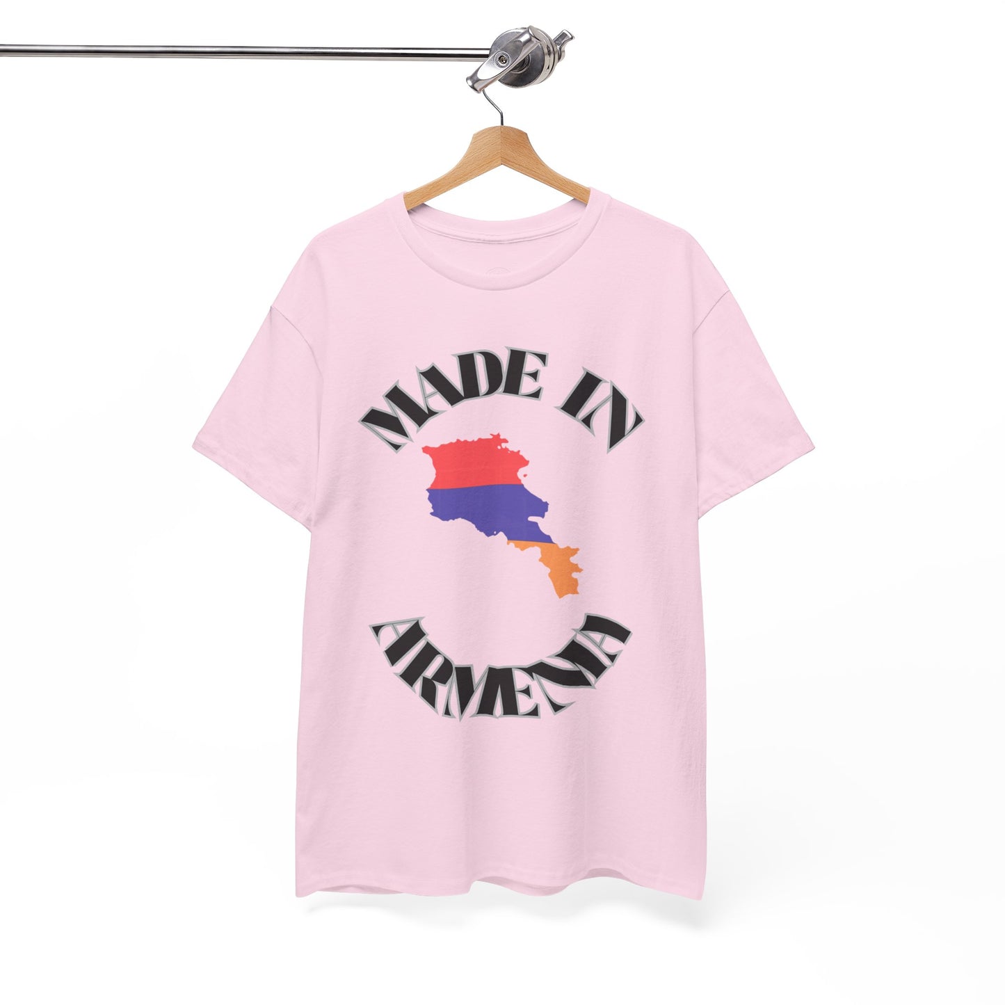 Proudly Made in Armenia Tee - Unisex Heavy Cotton T-Shirt, Armenian Pride, Gift for Him/Her, Travel Souvenir, Casual Wear, Cultural Apparel