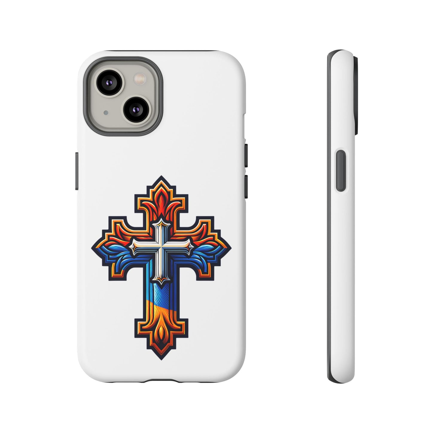 Armenian cross flag phone case iPhone Samsung Google, Christian phone case, white phone case