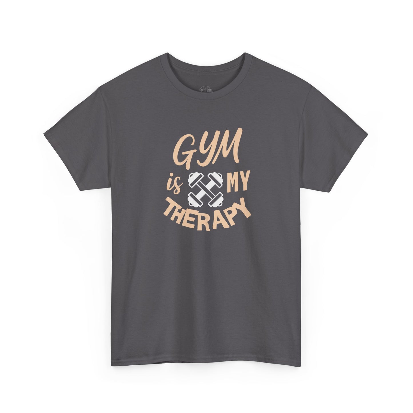 Gym Therapy Tee - Unisex Heavy Cotton T-Shirt, Fitness Apparel, Workout Gift, Motivational Shirt, Gym Lover Clothing