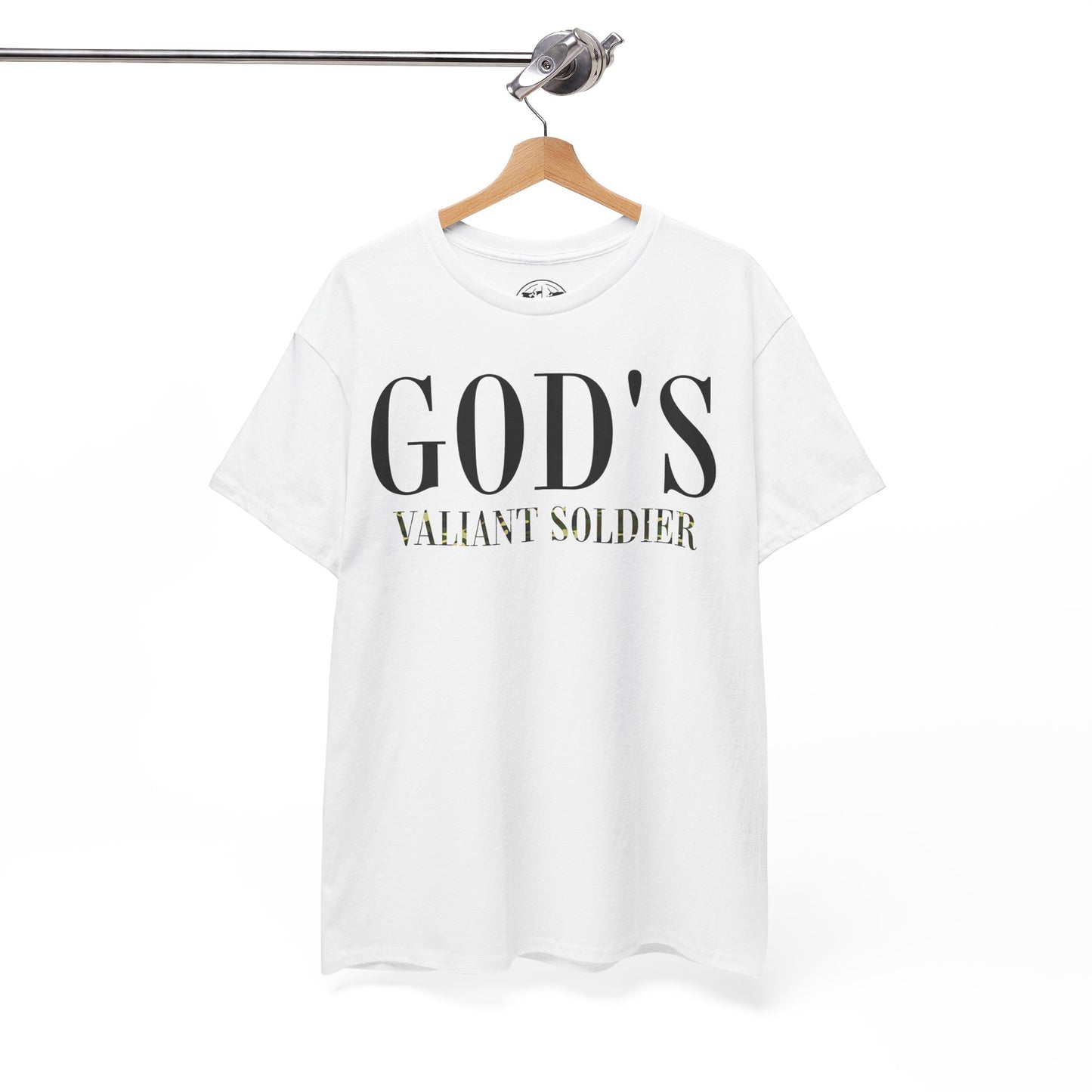 God's Valiant Soldier T-Shirt — Christian Faith Inspirational Tee